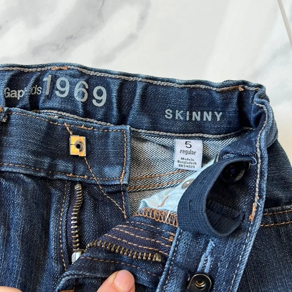 ❌ GAP Kids 1969 Skinny Dark Wash Jeans Size Girl’s 5